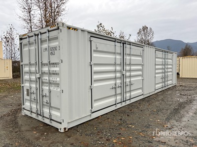 2025 40 ft High Cube Multi-Door Storage Container