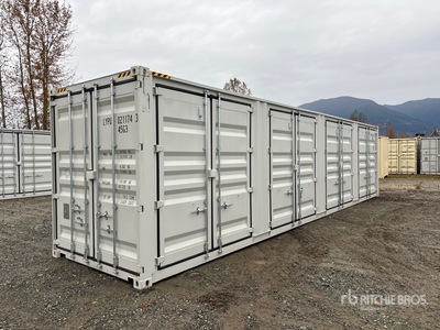 2025 40 ft High Cube Multi-Door Storage Container