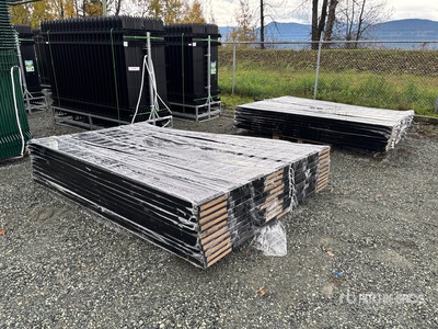 Quantity of (10) 2025 Suihe NG-20D-10 Wrought Iron Bi-Parting Oprit Poort (Unused)