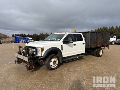 2019 FORD F550 XLT 4x4 Crew Cab Hi-Rail Camión Caja Abierta