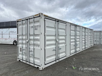 2025 40 ft High Cube Multi-Door Storage Container