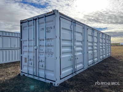 2025 40 ft High Cube Multi-Door Storage Container
