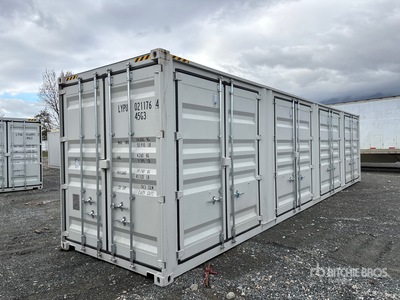 2025 40 ft High Cube Multi-Door Storage Container