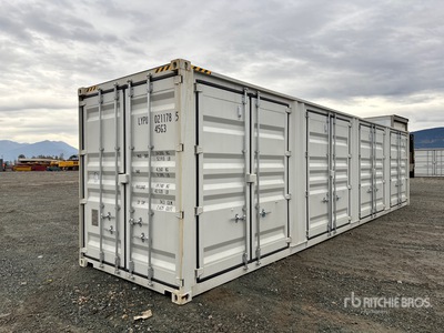 2025 40 ft High Cube Multi-Door Storage Container