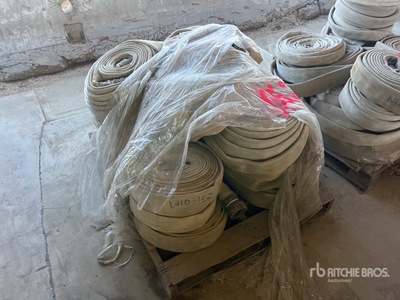 Quantity of (2) Pallets of 1.5 in & 2.5 in Cloth Fire ホース