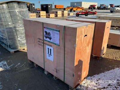 2025 KJ AMAC60 18.5 cfm Skid-Mounted 60 gal Air Compressor (Unused)