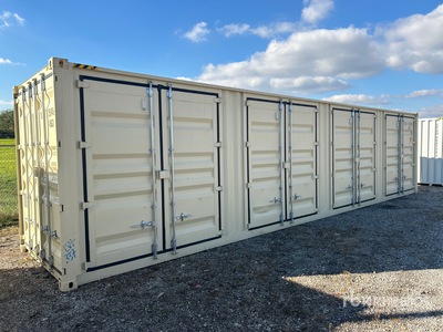 2025 40 ft High Cube Multi-Door Storage Container
