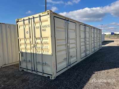 2025 40 ft High Cube Multi-Door Storage Container