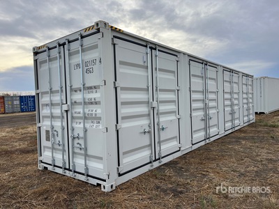 2025 40 ft High Cube Multi-Door Storage Container