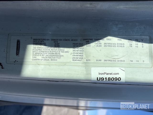 CAMIóN 2017 FREIGHTLINER