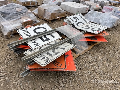 Quantity of Road Signs