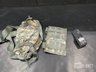 (15) Radio Carrying Cases, (323) M4 Three Mag Pouches & Assorted Items