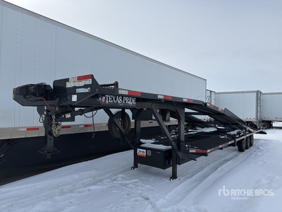 2025 Texas Pride Tri/A 4 Car Open Car Carrier Trailer