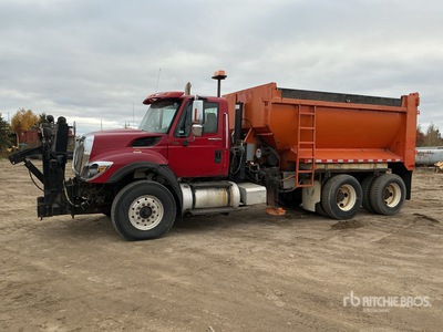 2009 International 7500 Workstar 6x4 Schneepflug-Lastzug