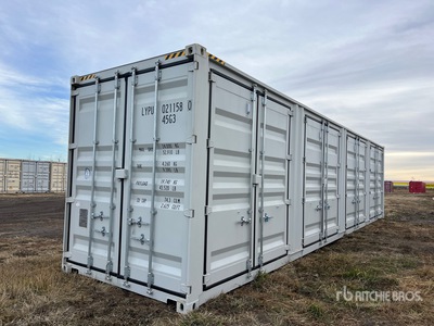 2025 40 ft High Cube Multi-Door Storage Container