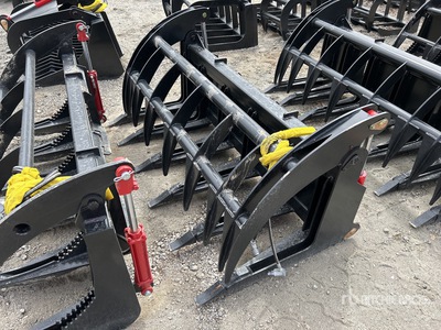 Mid-State 68 In Skid Steer Root Rake