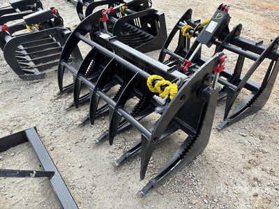 Mid-State E-Series 60 in Skid Steer Root Rake