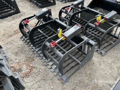 All-Star E Series 68 in Skeleton Skid Steer Grapple