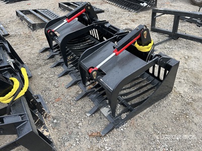 All-Star 80 in Rock Skid Steer Grapple Bucket