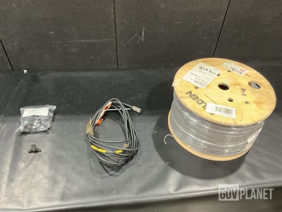 (1) Roll of Cable, (75) Wing Nuts, (1) Cable Assembly & Assorted Items