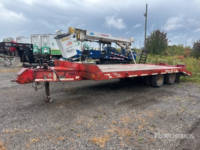 1999 Talbert AC-10 10 ton 24 ft T/A Equipment Trailer