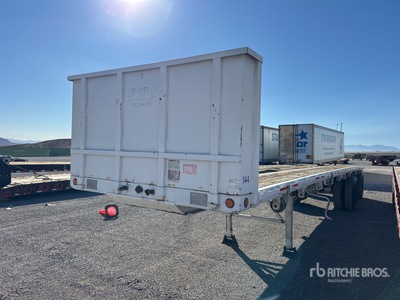1994 Transcraft 42 ft T/A Spread Axle Flatbed Trailer