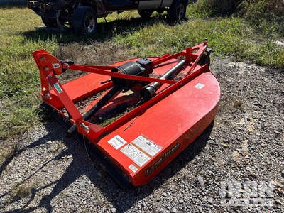 (1) Land Pride Rotary Cutter, (1) Quick Hitch & (1) Pallet Forks