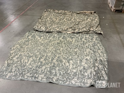 (47) Wet Weather Poncho Liners, (11) Tarpaulins & Assorted Items