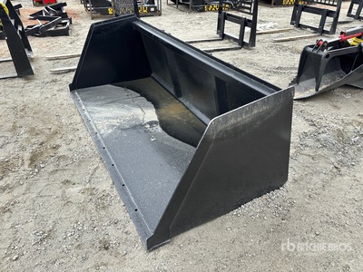 Mid-State 100 in Q/C Snow Skid Steer Bucket
