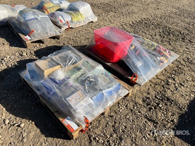 Quantity of (2) Pallets of Miscellaneous Safety Supplies (Unused)
