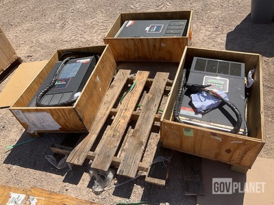 (3) Power Designers LMT-10kW-48-250T Battery Chargers