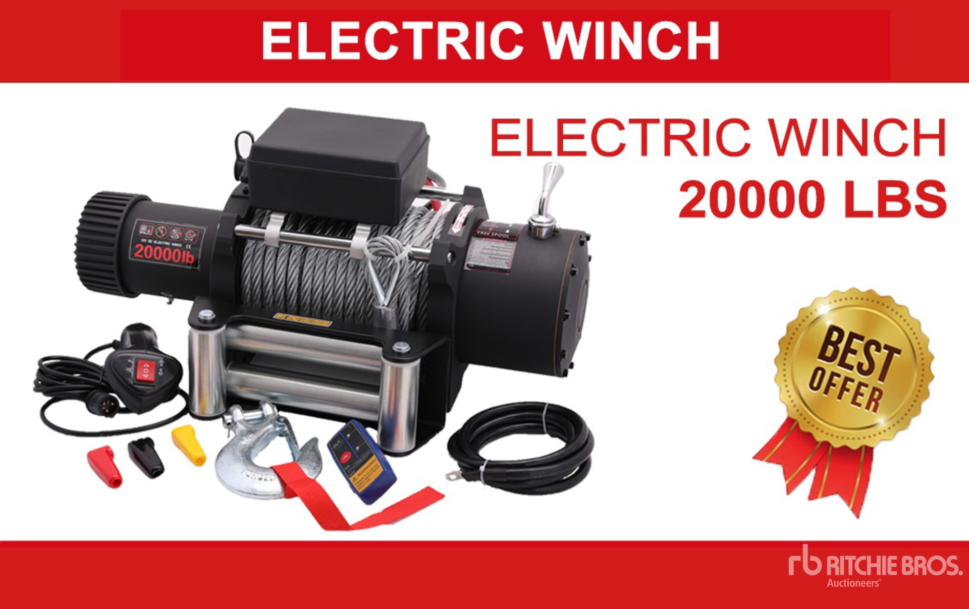 2025 suhivelee WW 20000 lb Winch (Unused)