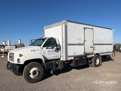 2002 GMC C7500 4x2 Van Truck