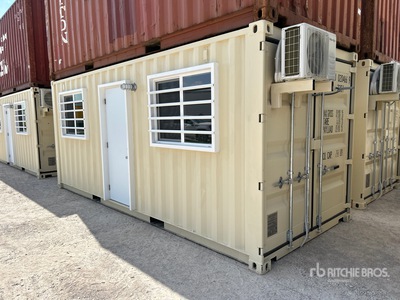 2025 20 ft x 8 ft Storage Container Mobile Office (Unused)
