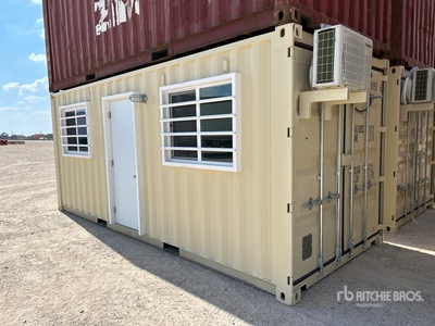 2025 20 ft x 8 ft Storage Container Mobile Office (Unused)