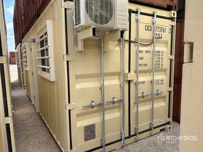 2025 20 ft x 8 ft Storage Container Mobile Office (Unused)
