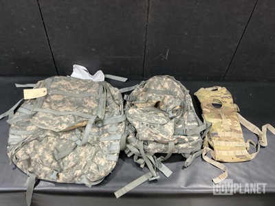 (24) Large Field Rucksacks, (26) Assault Packs & Assorted Items