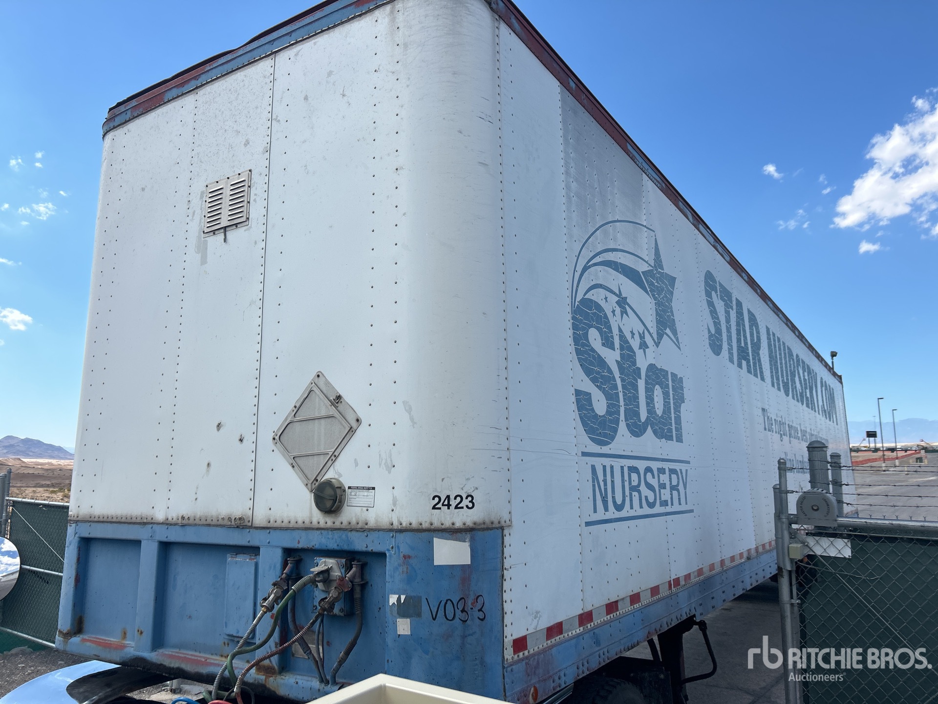 1990 Fruehauf 48 ft T/A Van Trailer