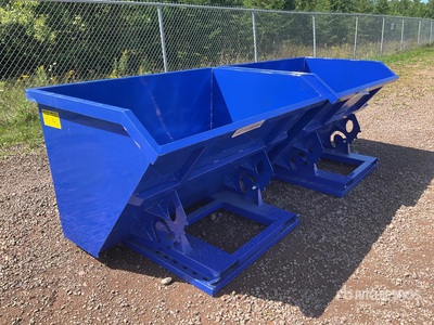 Quantity of (2) 2025 Suihe N-1.5CY-2 1.5 cyd Self-Dumping Hopper (Unused)