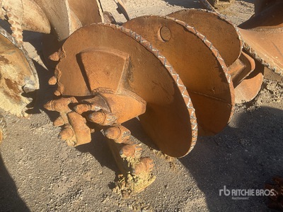 36 in Rock Auger Attachment - Fits Foundation Drill