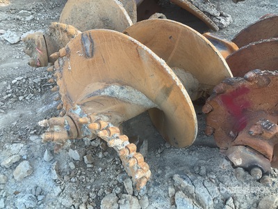 36 in Rock Auger Attachment - Fits Foundation Drill