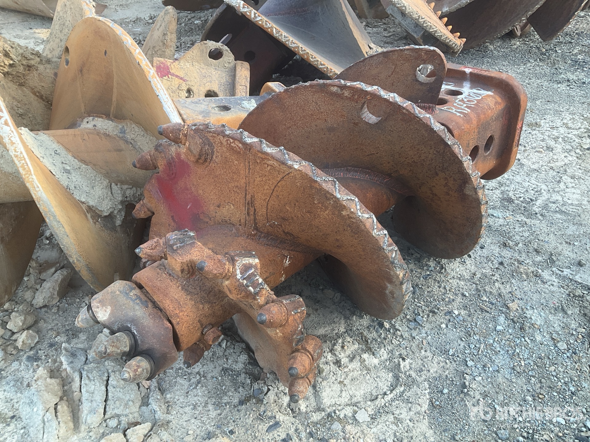 30 in Rock Auger Attachment - Fits Foundation Drill