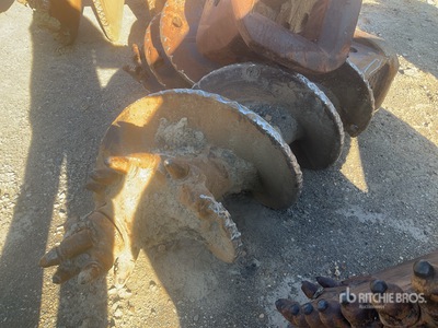 24 in Rock Auger Attachment - Fits Foundation Drill