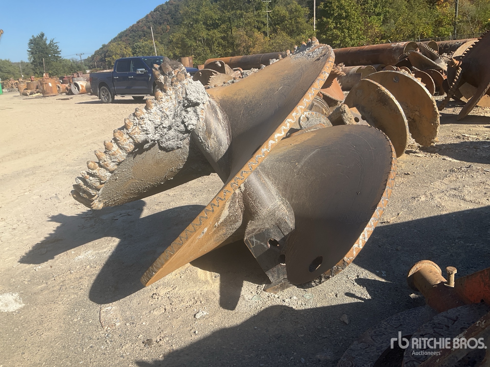 60 in Rock Auger-bevestiging - Fits Foundation Drill