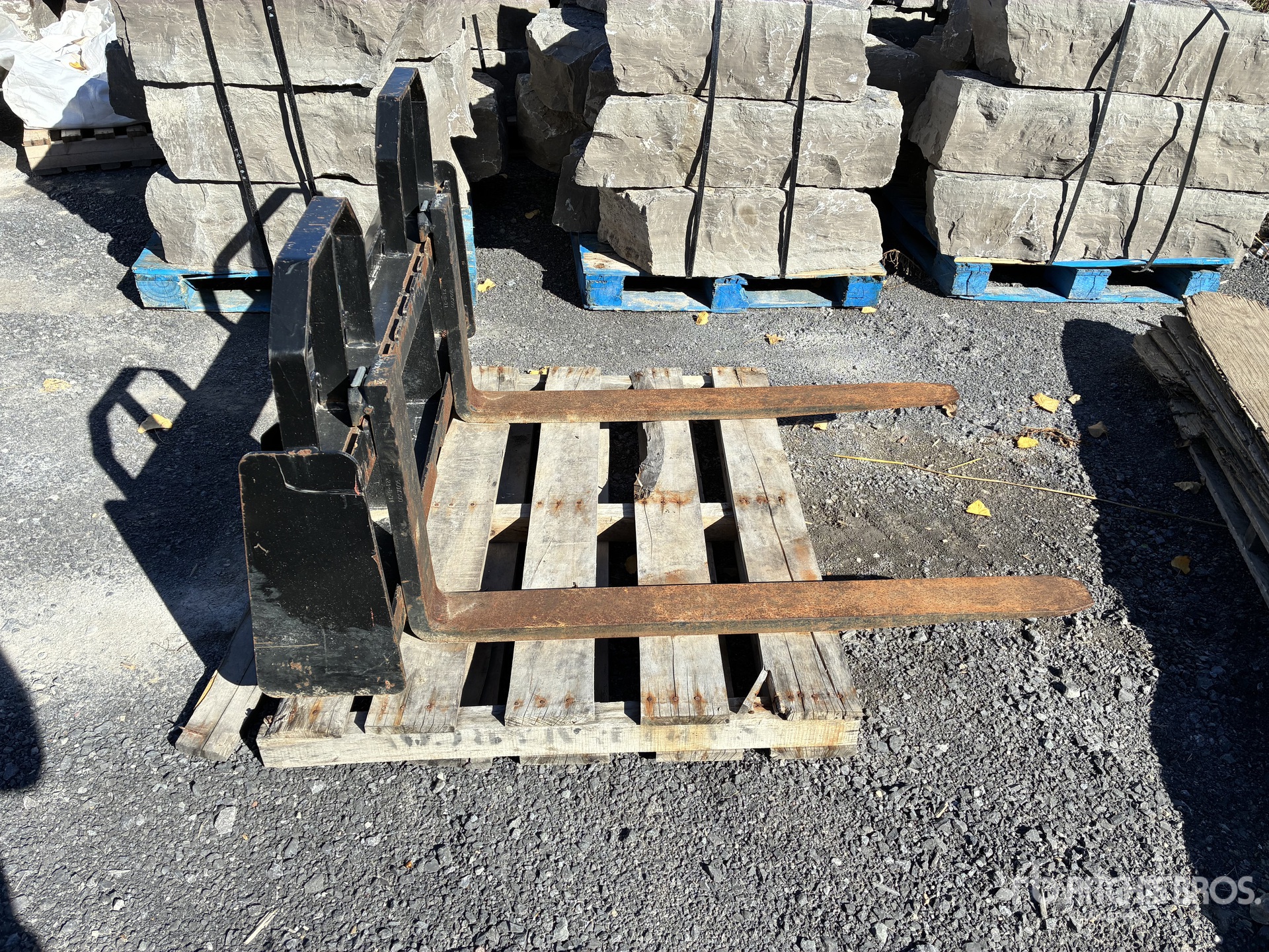 48 in Skid Steer Forks - Fits Kubota SSV65