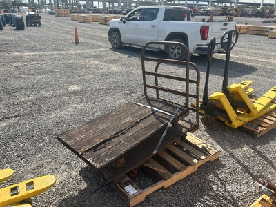 Quantity of (2) 30 in x 40 in Wooden Cart Platform