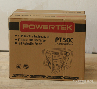 Quantity of (2) 2024 Powertek PT50C Bomba de agua (Unused)