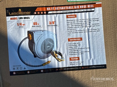 2025 Landhonor LHR-HR65 Extendable Air Hose w/ Reel (Unused)