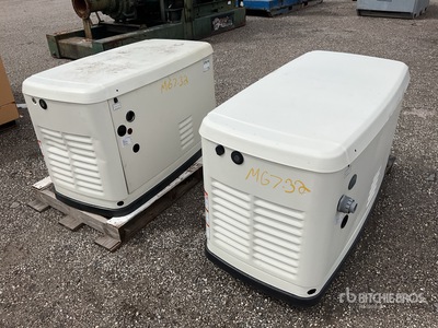 Quantity of (2) Generac Generator Set