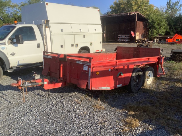 1993 Eager Beaver 6DOW 12 ft T/A Dump Utility Trailer